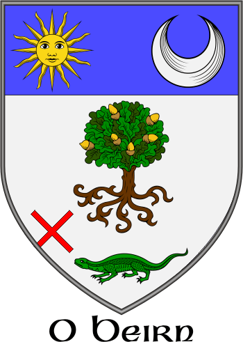 Beirne family crest