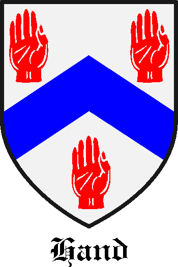 HAND family crest HAND family crest