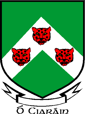 KIERAN family crest KIERAN family crest