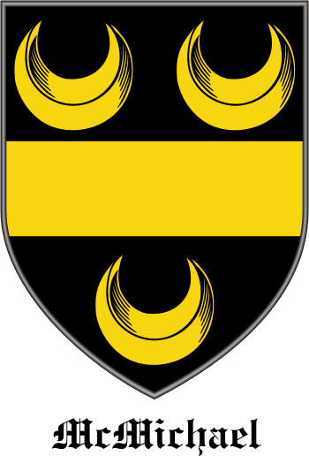 MCMICHAEL family crest MCMICHAEL family crest