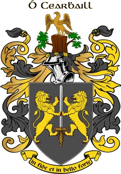 carroll family crest