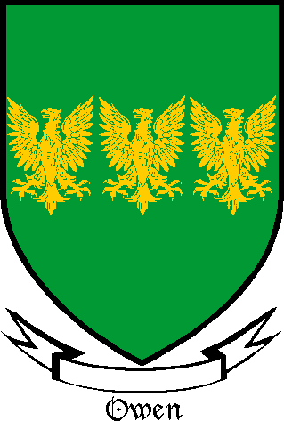 Owain family crest