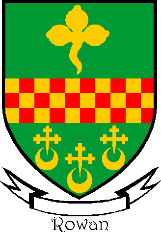 ROWAN family crest ROWAN family crest